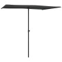 Anthracite gray aluminum pole garden umbrella 2x1.5 m by vidaXL, Umbrellas - Ref: Foro24-47338, Price: 44,15 €, Discount: %