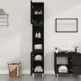 Black plywood bathroom cabinet 30x30x190 cm by vidaXL, bathroom vanities - Ref: Foro24-819789, Price: 81,47 €, Discount: %