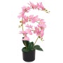 Planta artificial orquídea con macetero 65 cm rosa de vidaXL, Flora artificial - Ref: Foro24-244424, Precio: 37,74 €, Descuen...