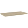 Estante estantería 4 uds contrachapada roble Sonoma 40x20x1,5cm de vidaXL, Estanterías - Ref: Foro24-805144, Precio: 21,04 €,...