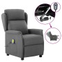 Electric massage chair light gray fabric by vidaXL, Electric massage chairs - Ref: Foro24-3073626, Price: 198,66 €, Discount: %