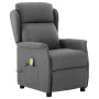 Electric massage chair light gray fabric by vidaXL, Electric massage chairs - Ref: Foro24-3073626, Price: 198,99 €, Discount: %