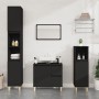 Black plywood 3-piece bathroom furniture set by vidaXL, Bathroom furniture - Ref: Foro24-3185536, Price: 193,08 €, Discount: %