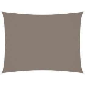 Toldo de vela rectangular tela Oxford gris taupe 6x8 m de vidaXL, Sombrillas - Ref: Foro24-135443, Precio: 117,33 €, Descuent...