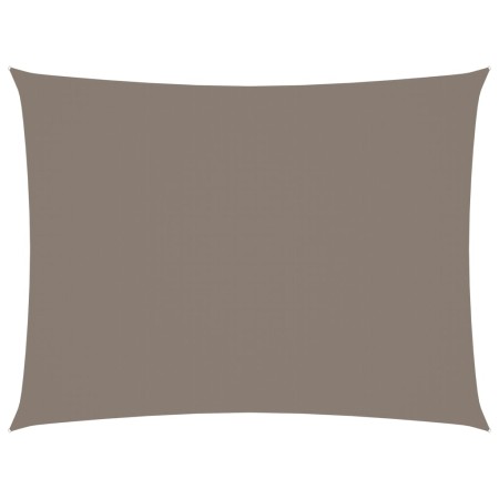 Toldo de vela rectangular tela Oxford gris taupe 6x8 m de vidaXL, Sombrillas - Ref: Foro24-135443, Precio: 117,33 €, Descuent...