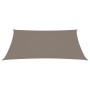 Toldo de vela rectangular tela Oxford gris taupe 6x8 m de vidaXL, Sombrillas - Ref: Foro24-135443, Precio: 117,33 €, Descuent...