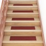 Self-adhesive stair mat 15 pcs red 76x20 cm by vidaXL, Stair mats - Ref: Foro24-326928, Price: 36,99 €, Discount: %