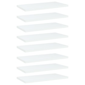 Shelving units 8 pcs white plywood 40x20x1.5 cm by vidaXL, Shelves - Ref: Foro24-805139, Price: 28,99 €, Discount: %