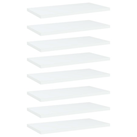 Shelving units 8 pcs white plywood 40x20x1.5 cm by vidaXL, Shelves - Ref: Foro24-805139, Price: 28,99 €, Discount: %