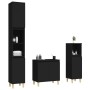 3-piece black plywood bathroom furniture set by vidaXL, Bathroom furniture - Ref: Foro24-3185582, Price: 183,74 €, Discount: %