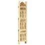 Hand-carved 3-panel room divider made of mango wood 120x165 cm by vidaXL, Room dividers - Ref: Foro24-285315, Price: 191,88 €...