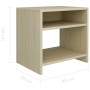 Bedside tables 2 pcs sonoma oak plywood 40x30x39 cm by vidaXL, Nightstands - Ref: Foro24-800016, Price: 43,38 €, Discount: %