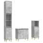 Set muebles de baño 2 piezas madera contrachapada gris hormigón de vidaXL, Muebles de baño - Ref: Foro24-3185585, Precio: 175...