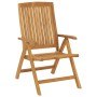 Reclining garden chairs and cushions 2 pcs solid teak wood by vidaXL, Garden chairs - Ref: Foro24-3196434, Price: 301,14 €, D...