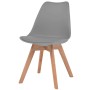 Dining chairs 6 units plastic gray by vidaXL, dining chairs - Ref: Foro24-274851, Price: 336,28 €, Discount: %