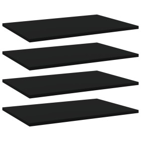 Estantes para estantería 4 uds contrachapada negro 60x40x1,5 cm de vidaXL, Estanterías - Ref: Foro24-805252, Precio: 33,99 €,...