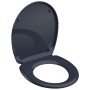 SCHÜTTE Toilet seat soft close quick release ANTHRAZIT duroplastic by SCHÜTTE, Toilet and bidet seats - Ref: Foro24-435096, P...