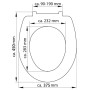 SCHÜTTE WC-Sitz Absenkautomatik Schnellverschluss ANTHRAZIT Duroplast von SCHÜTTE, Toiletten- und Bidetsitze - Ref: Foro24-43...