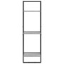 Wall shelves with bars 6 pieces Sonoma gray engineered wood by vidaXL, Shelves and shelves - Ref: Foro24-836316, Price: 72,82...