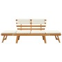 Garden bench with cushions 2 in 1 190 cm solid acacia wood by vidaXL, garden benches - Ref: Foro24-42647, Price: 190,13 €, Di...