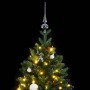 Artificial Christmas tree with hinges 300 LED and balls 240 cm by vidaXL, Christmas trees - Ref: Foro24-3210419, Price: 252,7...