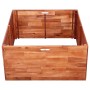 Acacia wood flowerbed 100x100x50 cm by vidaXL, Pots and planters - Ref: Foro24-44026, Price: 154,99 €, Discount: %