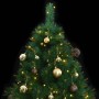 Artificial Christmas tree with hinges 150 LED and balls 150 cm by vidaXL, Christmas trees - Ref: Foro24-3210300, Price: 101,0...