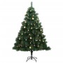 Artificial Christmas tree with hinges 150 LED and balls 150 cm by vidaXL, Christmas trees - Ref: Foro24-3210300, Price: 101,0...