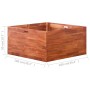 Acacia wood flowerbed 100x100x50 cm by vidaXL, Pots and planters - Ref: Foro24-44026, Price: 154,99 €, Discount: %