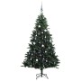 Árbol Navidad artificial con bisagras 150 LED y bolas 120 cm de vidaXL, Arboles de navidad - Ref: Foro24-3210309, Precio: 73,...