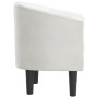 Sillón cuero sintético blanco de vidaXL, Sillones - Ref: Foro24-356460, Precio: 135,74 €, Descuento: %