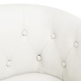 Sillón cuero sintético blanco de vidaXL, Sillones - Ref: Foro24-356460, Precio: 135,74 €, Descuento: %