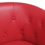 Sillón cuero sintético rojo de vidaXL, Sillones - Ref: Foro24-356462, Precio: 160,08 €, Descuento: %