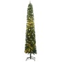 Schmaler Weihnachtsbaum mit 300 LEDs und Kugeln 300 cm von vidaXL, Weihnachtsbäume - Ref: Foro24-3210230, Preis: 102,77 €, Ra...