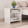 Glossy white plywood nightstand 40x30x40 cm by vidaXL, Nightstands - Ref: Foro24-800021, Price: 31,52 €, Discount: %