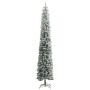 Árbol de Navidad estrecho con 300 LED y bolas y nieve 270 cm de vidaXL, Arboles de navidad - Ref: Foro24-3210218, Precio: 104...