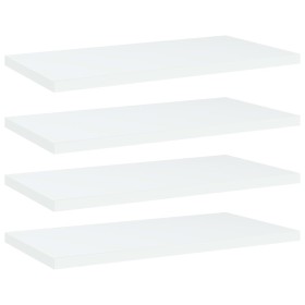 Estantes de estantería 4 uds contrachapada blanco 40x20x1,5 cm de vidaXL, Estanterías - Ref: Foro24-805138, Precio: 20,95 €, ...