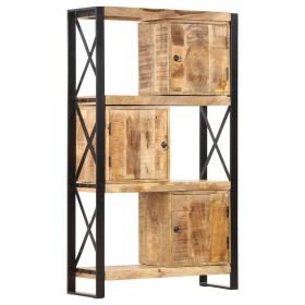 Solid mango wood bookcase 90x30x150 cm by vidaXL, Bookcases and shelves - Ref: Foro24-285917, Price: 506,95 €, Discount: %