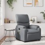 Gray synthetic leather reclining massage chair by vidaXL, Armchairs - Ref: Foro24-373444, Price: 210,75 €, Discount: %