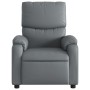 Sillón de masaje reclinable cuero sintético gris de vidaXL, Sillones - Ref: Foro24-373444, Precio: 210,75 €, Descuento: %