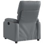 Sillón de masaje reclinable cuero sintético gris de vidaXL, Sillones - Ref: Foro24-373444, Precio: 210,75 €, Descuento: %