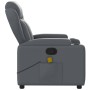 Gray synthetic leather reclining massage chair by vidaXL, Armchairs - Ref: Foro24-372437, Price: 266,43 €, Discount: %