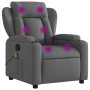 Dark Gray Fabric Reclining Massage Chair by vidaXL, Armchairs - Ref: Foro24-372416, Price: 219,53 €, Discount: %