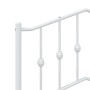 Cabecero de metal blanco 100 cm de vidaXL, Cabeceros y pies de cama - Ref: Foro24-373867, Precio: 21,34 €, Descuento: %