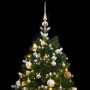 Artificial Christmas tree with hinges 300 LED and balls 210 cm by vidaXL, Christmas trees - Ref: Foro24-3210402, Price: 197,2...