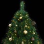 Árbol de Navidad artificial con bisagras 300 LED y bolas 240 cm de vidaXL, Arboles de navidad - Ref: Foro24-3210400, Precio: ...