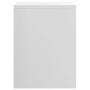 Glossy white plywood nightstand 40x30x40 cm by vidaXL, Nightstands - Ref: Foro24-800021, Price: 31,52 €, Discount: %