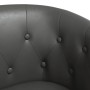 Sillón cuero sintético gris de vidaXL, Sillones - Ref: Foro24-356458, Precio: 160,08 €, Descuento: %