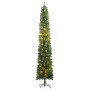 Árbol de Navidad estrecho con 300 LED y bolas 300 cm de vidaXL, Arboles de navidad - Ref: Foro24-3210217, Precio: 99,05 €, De...