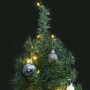 Árbol de Navidad estrecho con 300 LED y bolas 300 cm de vidaXL, Arboles de navidad - Ref: Foro24-3210243, Precio: 85,99 €, De...